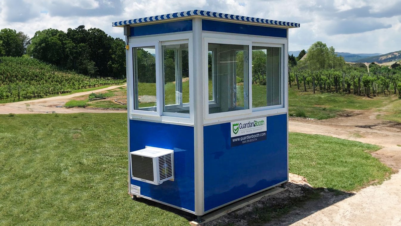 Border Booth Window Modular Booths for Agriculture Industry | Guardian Booth