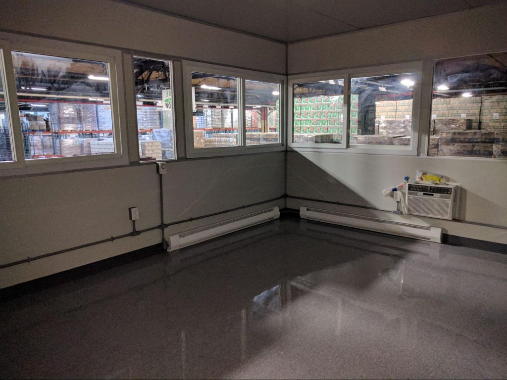 Portable Booths for Flexible Warehouse Layouts