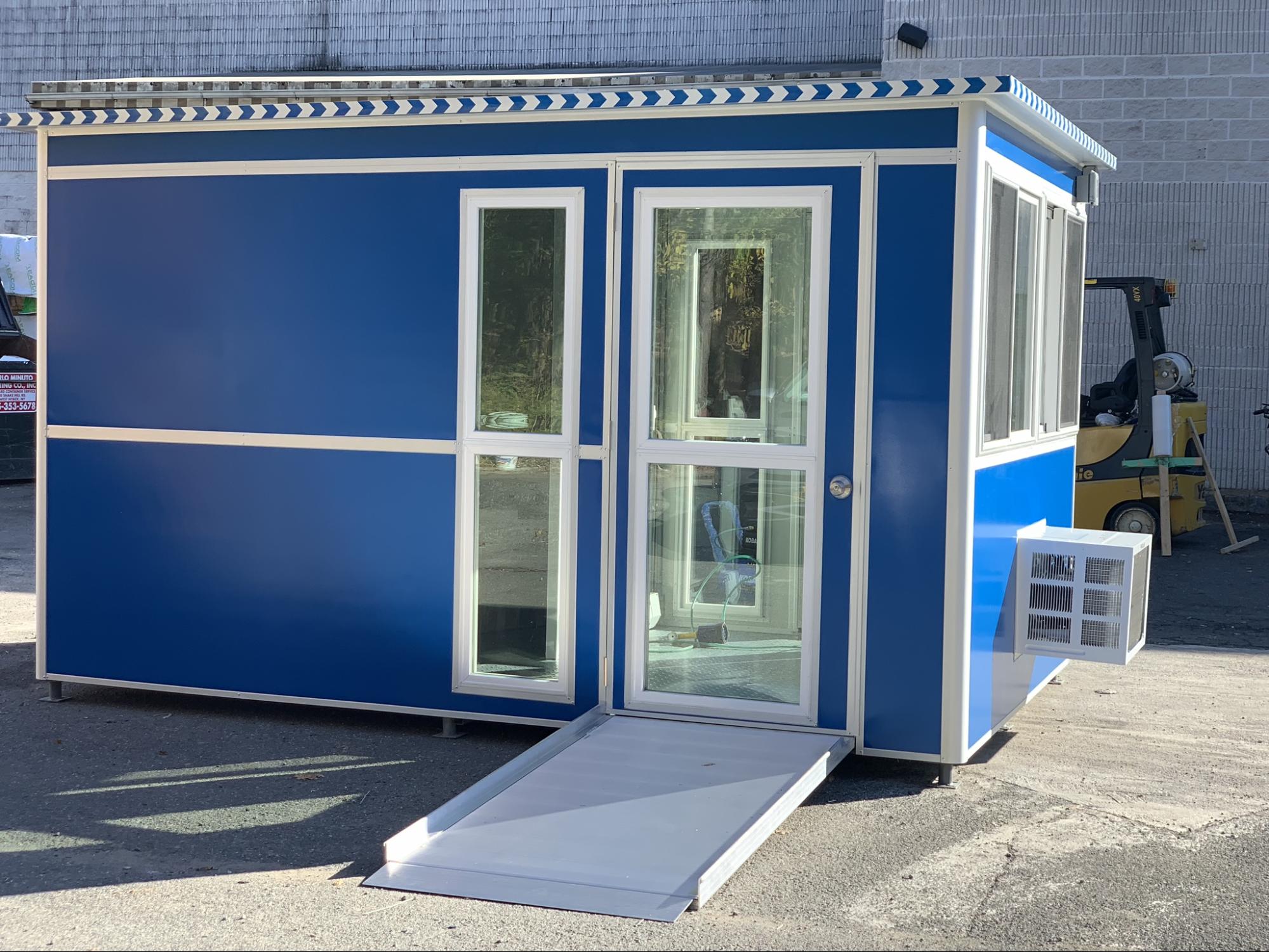 Use Temporary Guard Shacks to Secure Shipping Ports