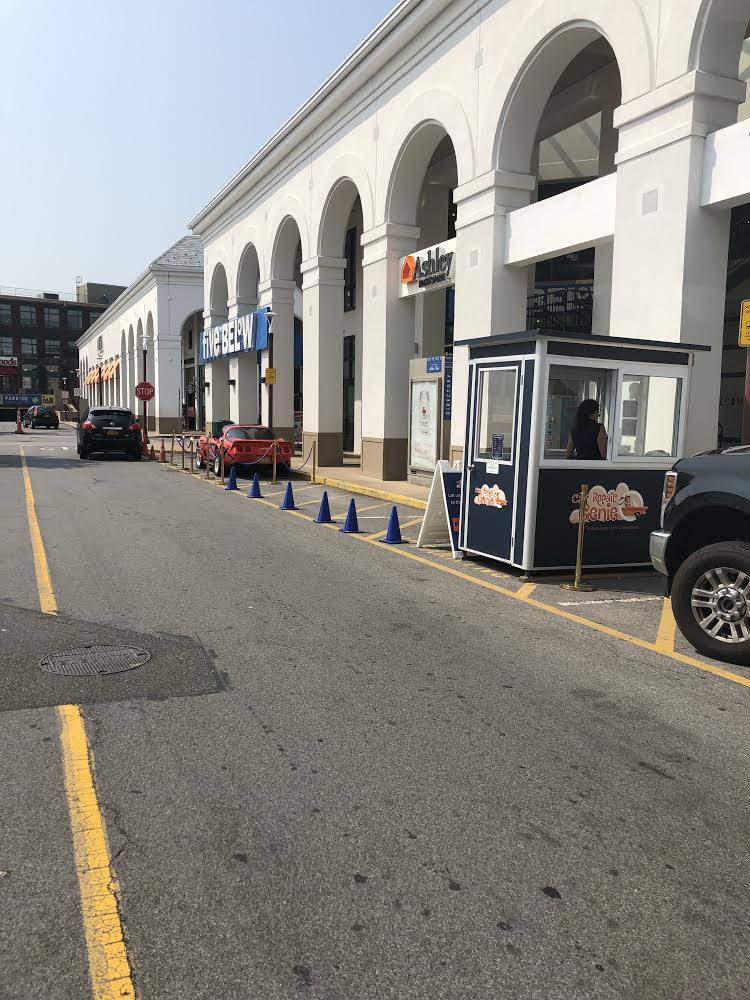 4×6 Parking Booth in Glendale, NY with Sliding Windows Ethernet Port And Phone Line, and Custom Exterior Color