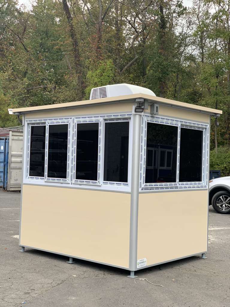 Heat and Rooftop Air Conditioner, 6×8 Entrance Guard Booth in Elizabeth, NJ
